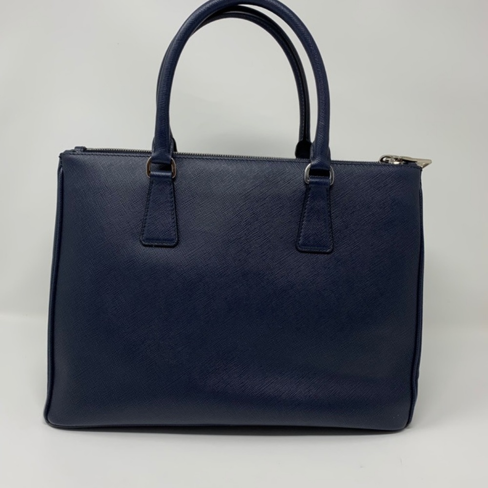 Prada Galleria Saffiano Leather Bag Navy Blue - Picture 7 of 8
